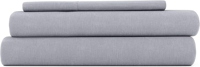 Linen Market Bed Sheets for Twin Size Bed (Stone) - Sleep Better Than Ever with These Soft and Cooling Twin Sheets - Deep Pocket Fits 16" Thick Beds - 4 Piece Twin Sheet Set