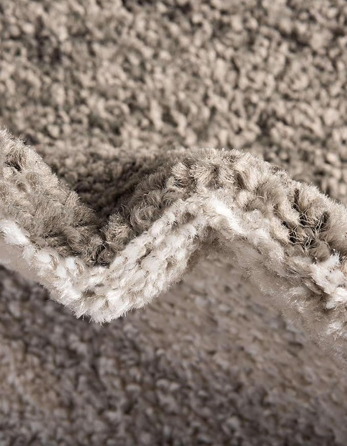 Unique Loom Autumn Collection Area Rug - Providence (5' 3" x 8' Rectangle, Gray/ Ivory)