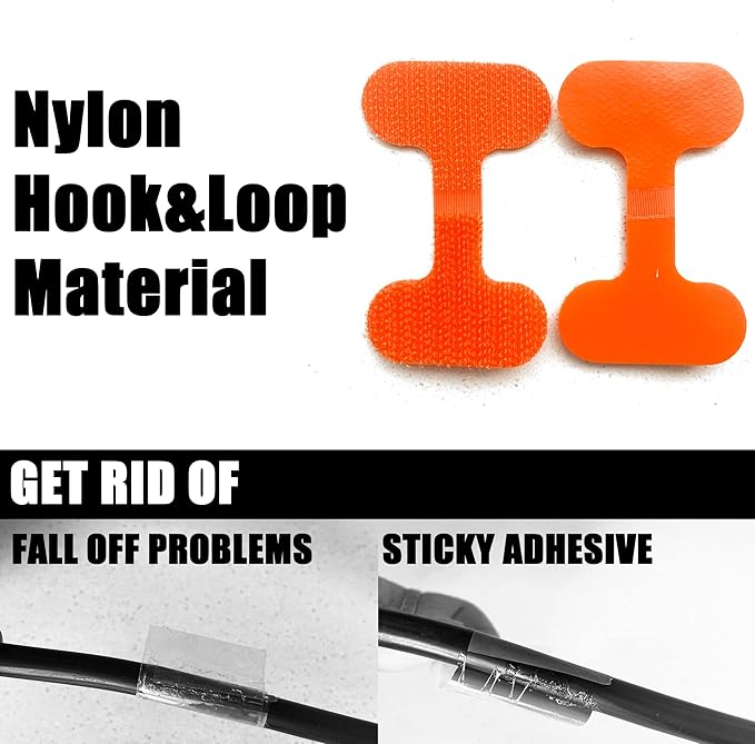 Mr-Label – Write on Cable Labels– Upgraded Clearer Writing Cord Tags- Cable Ties for Classify&Identification–Wire Cables for Cable Management|Organization | Electronics Computers-40Pcs(Multi-Color)