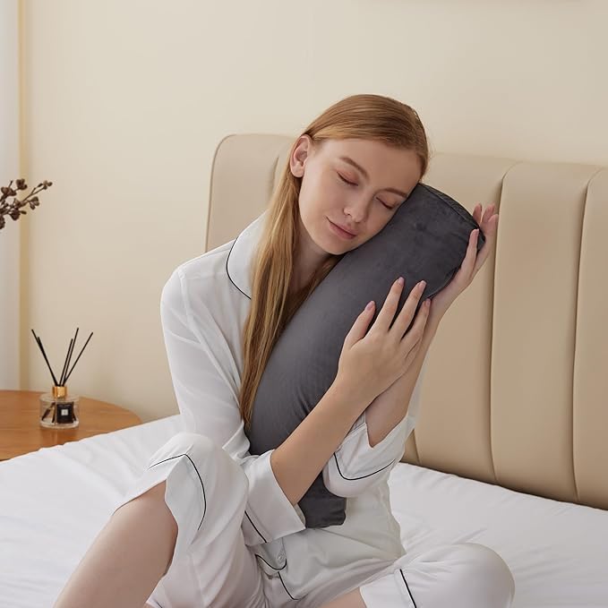 Bedluxe Adjustable 4pcs Bed Wedge Pillow Set, Memory Foam Wedge Pillows Post Surgery for Back, Neck, Leg Pain Relief, Pillow Wedge for Sleeping, Sitting up in Bed, Acid Reflux and GERD, Velvet
