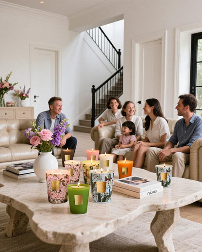 M&SENSE Summer Sea Air Scented Candle Home Decor, Natural Soy Wax,4.1oz 60 Hours Long Lasting Slow Burning, Aromatherapy Candle for Stress Relief