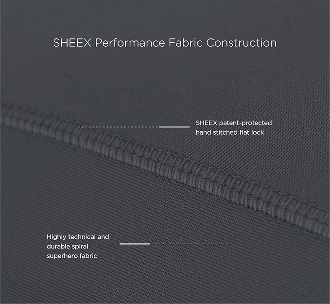 SHEEX - Original Performance Sheet Set with 2 Pillowcases, Ultra-Soft Fabric Cooling and Breathes Better Than Traditional Cotton - Carolina Blue, Full