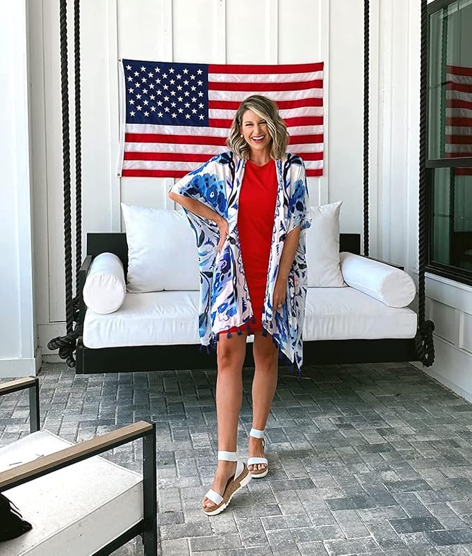 Moss Rose Women Summer Bikini Kimono Bathing Suit Cover Ups for Swimwear