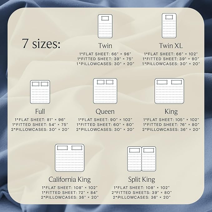 LuxClub 4 PC King Sheet Set, Deep Pockets Wrinkle Free Cooling Bed Sheets Hotel Bedding for Women, Men, Includes 1 Fitted Sheet, 1 Flat Sheet and 2 Pillowcases-Soft Oxford