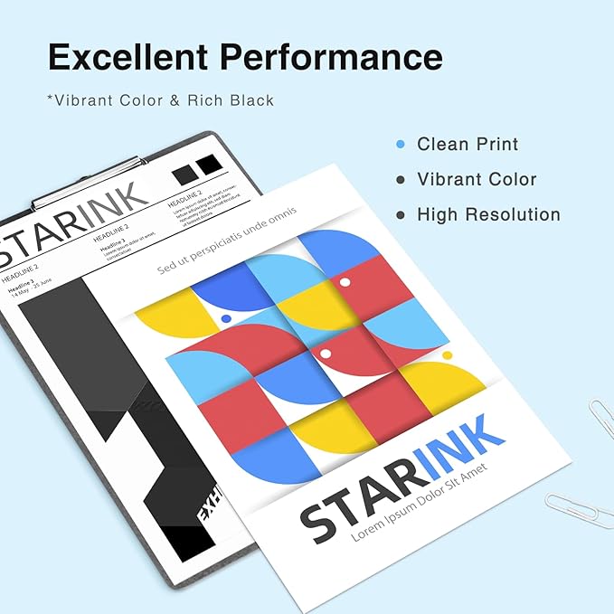 st@r ink Compatible Ink Cartridge Replacement for Canon PGI-280 XXL 280XXL PGBK for Pixma TR8620 TR8620a TR8520 TR7520 TS9120 TS8320 TS8220 TS6120 TS6220 TS6320 Printer(2 Packs)