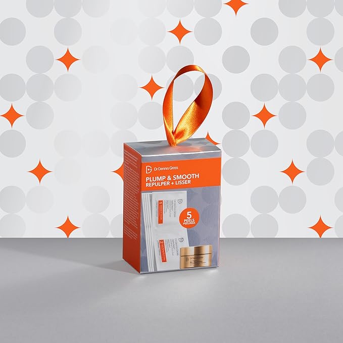 Dr Dennis Gross Plump & Smooth Limited Edition Kit – DermInfusions™ Blur + Repair Cream (0.67 oz) + 5 Alpha Beta® Universal Daily Peels | $50 Value
