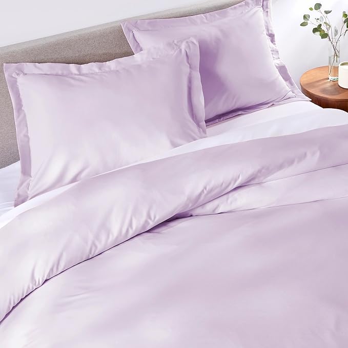 PeachSkinSheets 1500tc Level of Softness Soft Cooling Duvet Cover Set | Queen/Full Size - Lavender Mist