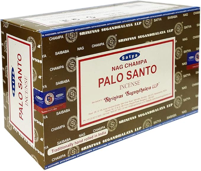 Palo Santo Incense Sticks and Incense Stick Holder Bundle Insence Insense Satya