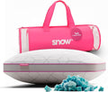 IWS I WANNA SLEEP SnowTouch® Adjustable Pillow, Neck Support, Queen Size Bed Pillows for Sleeping, Gel Cross Cut Memory Foam for Side Sleepers