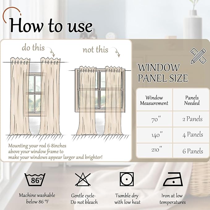 Linen Blackout Curtains for Living Room Narrow Window, Thermal Insulated Complete Light Blocking Soundproof Small Curtains for Bedroom, Each 38 Inch Wide 80 Inch Length 2 Panels, Light Grey