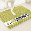 Muddy Mat® AS-SEEN-ON-TV Highly Absorbent Microfiber Door Mat and Pet Rug, Non Slip Thick Washable Area and Bath Mat Soft Chenille for Kitchen Bathroom Bedroom Indoor and Outdoor - Yellow 48" x 60"