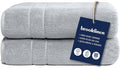 Brooklinen Super-Plush Turkish Cotton Washcloths Set of 2 Cotton, 820 GSM, Highly Absorbent, Machine Washable, Perfect for Home & Bathroom (13" x 13", Smoke Grey)