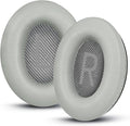 Headphones Replacement Ear Pads, Sheepskin Ear Cushions for Bose QuietComfort 35 (QC35) Improved Durability, Ear Pads Cushions with High-Density Foam, Thickness and Sound Isolation - Gray