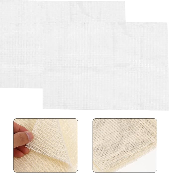 Latex Non-Slip Rug Pad Cushioning Mat Beige Ultra-Thick Protective Floor Grip for Hardwood Multi-Function Anti-Skid Carpet Underlay Noise Reducing Cushioning Pads for Area Rugs
