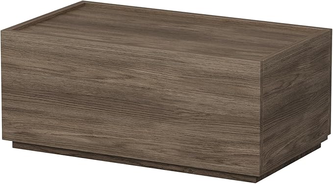 Stackable Storage Drawers, Modular Modern Nightstands with Wooden Drawers, Small Storage Cabinet, Wooden Drawer Storage Organize, Available in 2 Sizes for Versatile Use Walnut Large