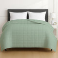 HomeSmart Products 30lbs Weighted Blanket Queen Size - Breathable, Hypoallergenic Soft Fabric, Extra Heavy Weighted Blanket Green Sage