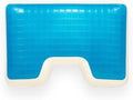 Wife Pillow - Insert Topper Only, Firm Cooling Gel / 80D Memory Foam Topper for Pillow That Stays Cold. Thin for Stomach Sleeper. Ergonomic, Neck U Shaped Cutout. Firm High-Density Layer Support