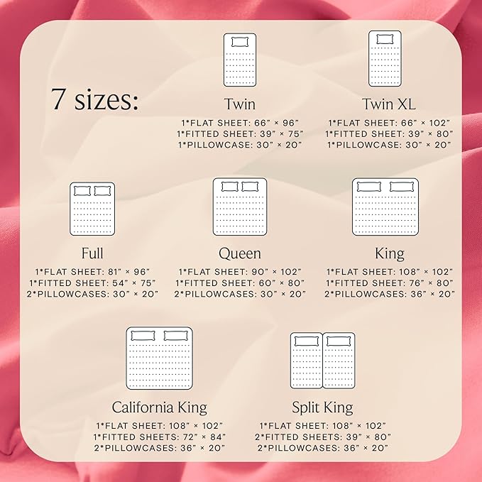LuxClub 4 PC Sheet Set Bed Sheets Deep Pockets 16" Eco Friendly Wrinkle Free Cooling Machine Washable Hotel Bedding Silky Soft - Vermilion Full