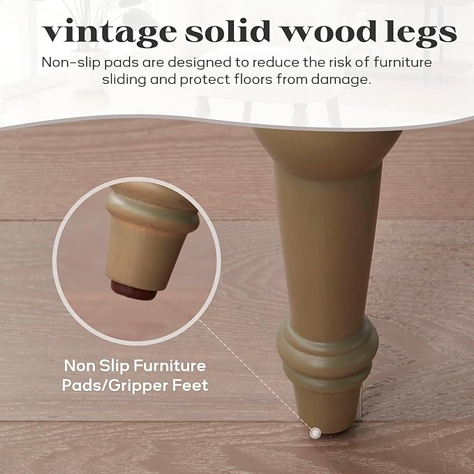 Living Room Chairs, Armless Accent Chair, Comfy Tufted Bedroom Chair, Upholstered Chair with Wooden Legs for Reading Room, Reception, Apartments and Dormitories (Beige)
