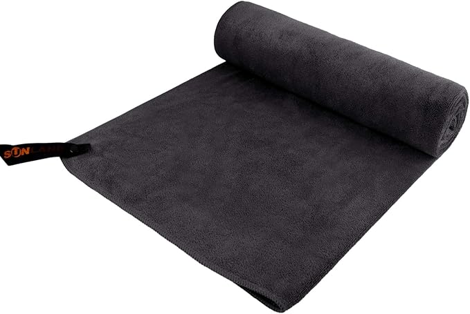 SUNLAND Microfiber Gym Bath Towel Ultra Soft Travel Camping Towel Super Absorbent Swimming Sport Towels for Adults and Children