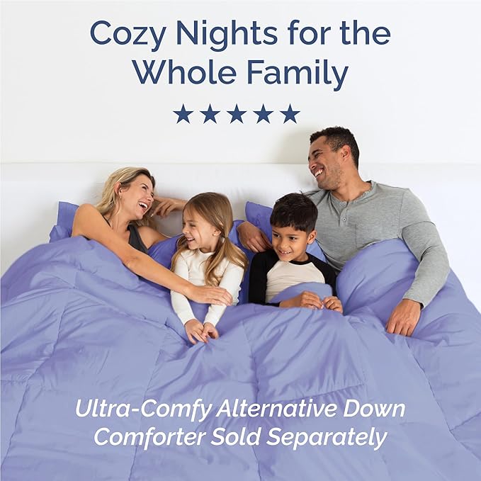 Full Size 4 Piece Sheet Set - Comfy Breathable & Cooling Bed Sheets Set - Hotel Luxury Bedding for Women, Men, Kids, Teens, Boys & Girls - Deep Pockets, Ultra-Soft, Wrinkle Free - Oeko-Tex - Lavender