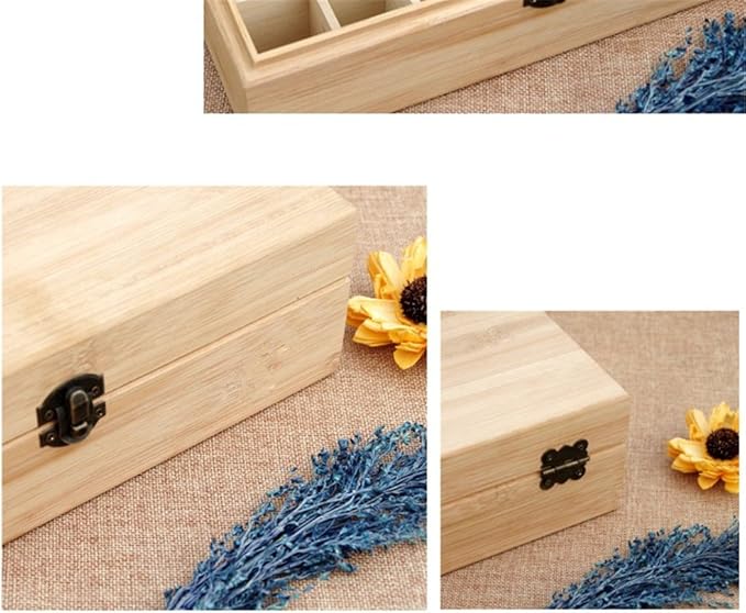 FantasyDay Essential Oil Storage Box Case,Essential Oil Storage Tier,Wooden Organizer Holds 36 Bottles 5 mL, 10 mL and 15mL Sizes,for Travel, Presentation, Nail Polish