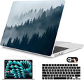 Mektron for 2025 M4 MacBook Air 13.6 Inch A3240 Case Fits 2023 A2681 M2 2024 A3113 M3 Chip with Liquid Retina Display, Printed Plastic Hard Shell Cover for MacBook Air 13.6", Misty Forest C132