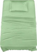 Utopia Bedding Twin XL Sheet Set – 3 Piece Bed Sheets for Twin XL Size Bed, Soft and Breathable Microfiber, Includes 1 Fitted Sheet, 1 Flat Sheet and 1 Pillowcase (Sage)