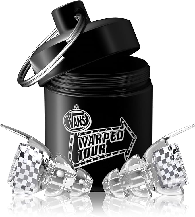 Eargasm High Fidelity Earplugs: Warped Tour Festival Edition - Noise Reducing Ear-Plugs for Hearing Protection at Music Festivals, Loud Environments, Concerts, Live Events, Sporting Events