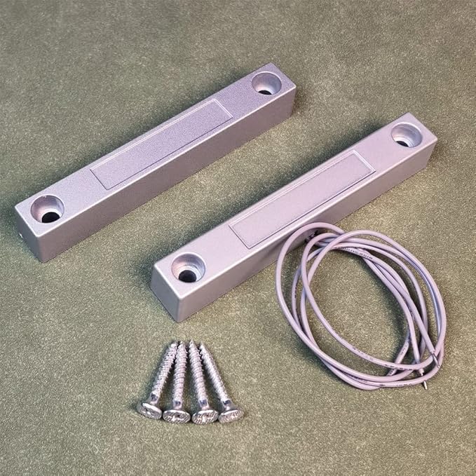 Home Security Wired Rolling Door Contact Magnetic Reed Switch MC-58 Alarm Sensor Magnetic Switch with 2 Wires for N.C. Applications