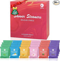 Shower Steamers Aromatherapy Birthday Gifts for Women Men, 24-Pack Stress Relief Organic Shower Bombs with Essential Oil, Stocking Stuffers White Elephant Christmas Gifts for Mom Wife Friends