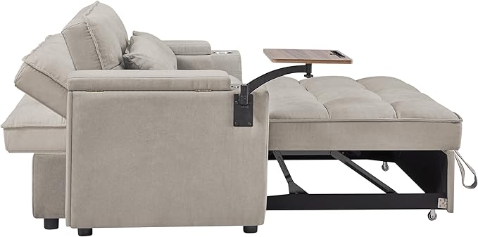 65" Loveseat Sofa, Modern Couches for Living Room,Corduroy Recliner, Dual armrest Storage Space, Integrated Spring Cushion, Solid Wood Frame, Built-in USB Charging Port