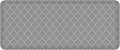 GelPro Anti-Fatigue Designer Comfort Kitchen Floor Mat, 20x48, Trellis Grey Stain Resistant Surface with 3/4” Thick Ergo-Foam Core for Health and Wellness