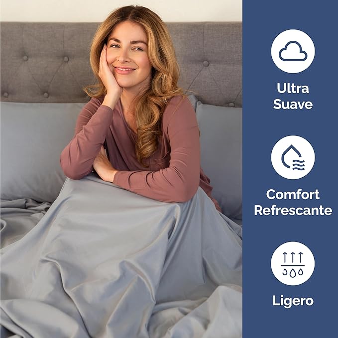 Twin Size 3 Piece Sheet Set - Comfy Breathable & Cooling Bed Sheets Set - Hotel Luxury Bedding for Women, Men, Kids, Teens, Boys & Girls - Deep Pockets, Soft and Wrinkle Free - Oeko-Tex - Steel Blue