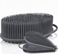 Body Face Scrubber Set Silicone - 2 Pack Shower Brush Facial Cleansing Kit - Avilana Bath Loofah Alternative Complete Skincare System Dual Sided - Gift Set Women Men