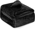 Lofus Weighted Blanket for Adults(15 lbs, 60" x 80"), Queen Size Heavy Blanket Machine Washable, Soft Weighted Blankets for Stress Relief and Sleep Promotion,Black