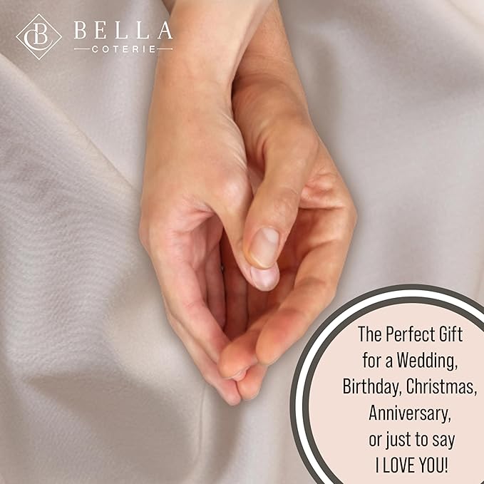 Bella Coterie Luxury Bamboo Viscose Full Size Sheet Set | 100% Organically Grown | Ultra Soft | Cooling for Hot Sleepers | 18" Deep Pocket [Dune]