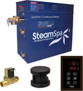STEAMSPA 7.5kW Steam Sauna Generator Sentry Series 240V Steam Generator with Touch Screen, Steamhead, Built-in Steam Shower Auto Drain, ACU Quickstart Steam Bath Generator (Bronze)