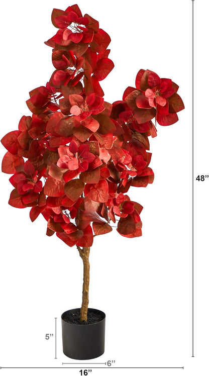 Nearly Natural 4ft. Autumn Pomegranate Artificial Tree