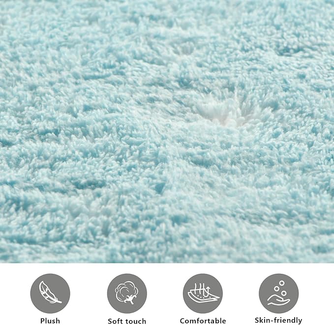 MNSRUU Bathroom Non-Slip Rugs Mat Cute Octopus Soft Kitchen Mat Mats for Bedroom