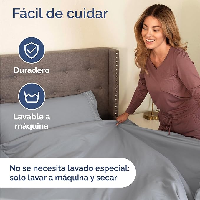 Twin Size 3 Piece Sheet Set - Comfy Breathable & Cooling Bed Sheets Set - Hotel Luxury Bedding for Women, Men, Kids, Teens, Boys & Girls - Deep Pockets, Soft and Wrinkle Free - Oeko-Tex - Steel Blue