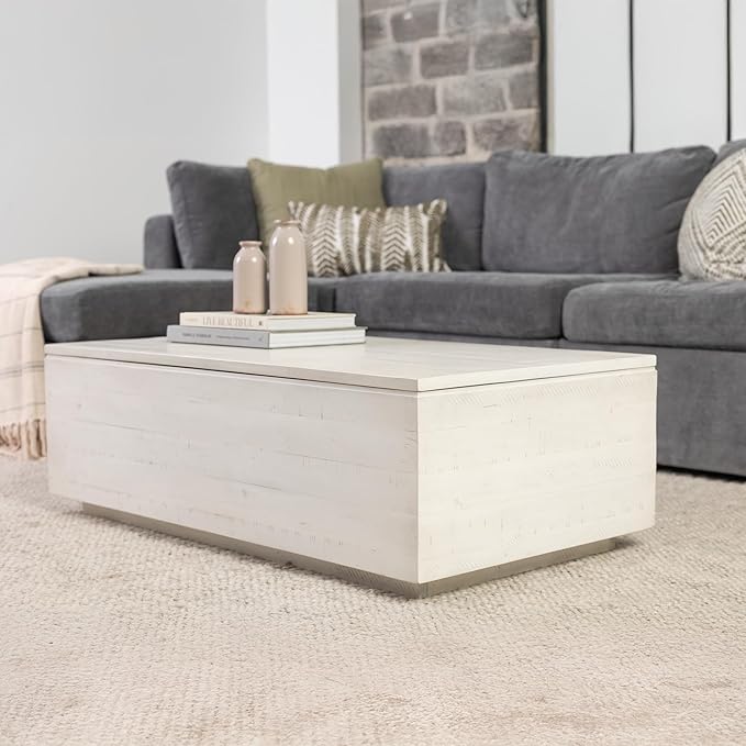 Transformer Table - Solid Wood Extendable Dining Table, Seats 2-12, Extendable Dining Room Table, Space-Saving Furniture, Expandable Dining Furniture (White, Table + Bench + Coffee Table)