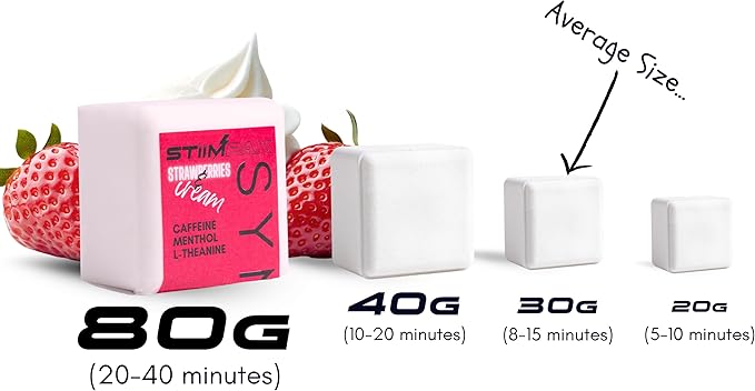 Shower Steamers | Stocking Stuffers | SYNERGY | XXL 80g | Intimacy & Self Care Aromatherapy | Caffeine, L-Theanine & Menthol | Christmas Gift for Women | Strawberry Vanilla | STiiMPAK (8 Pak + Loofah)
