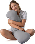 Weighted Body Pillow 6.5lbs - Weighted Pillow for Deeper Sleep (41" x 10") - Cooling Body Pillows for Adults, Full Body Pillow for Sleeping, Side Sleeper Body Pillow with Cover