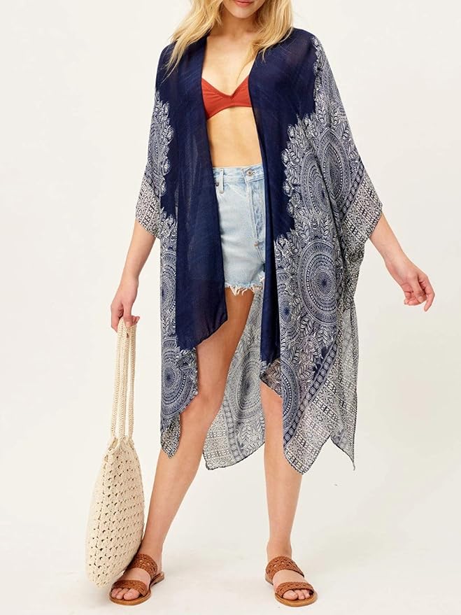 Moss Rose Women Summer Bikini Kimono Bathing Suit Cover Ups for Swimwear
