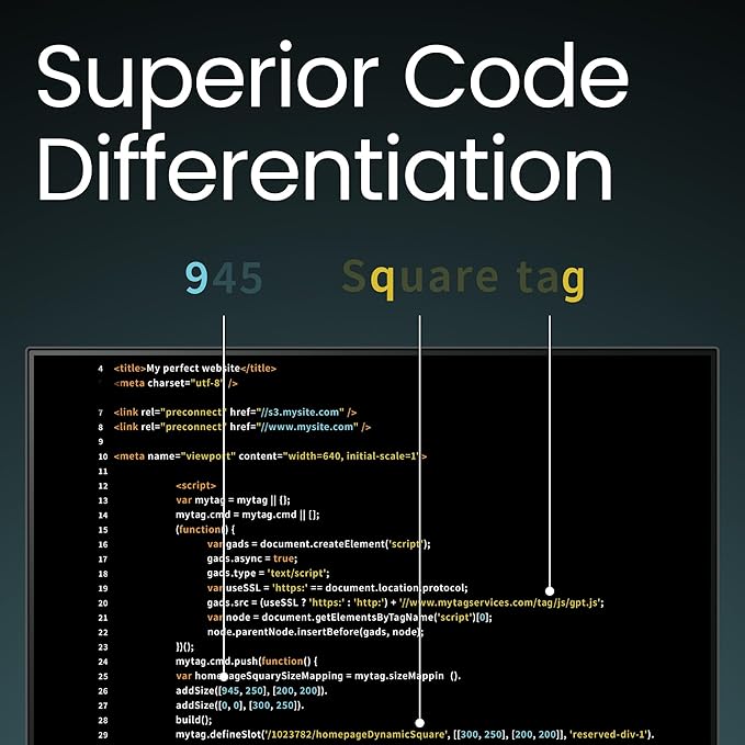 BenQ RD280UA 28.2” 4K 3840x2560 Programming Monitor Backlight, Ergo Flexible Arm, 90W USB-C, Fine-Coated Panel, Advanced Coding Modes, Night Hours Protection, Coding HotKey, Eye-Care Tech