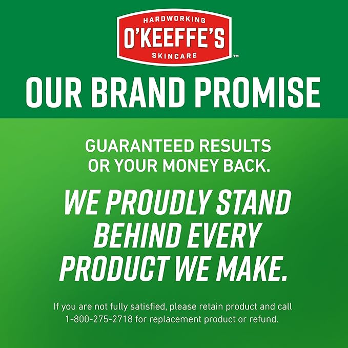 O'Keeffe's Working Hands Hand Cream for Extreme Dryness - 7 oz Tube (2 Pack) - Repairing Skincare for Cracked, Dry Hands