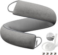 fowong Door Draft Stopper for Bottom of Door 36 Inch Weighted Noise Blocker Soundproofing Draft Guard, Window Breeze Blocker Easy Install, Grey