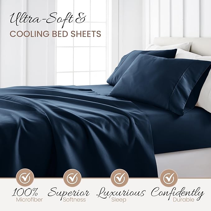 Linen Market 4 Piece Bed Sheet Set