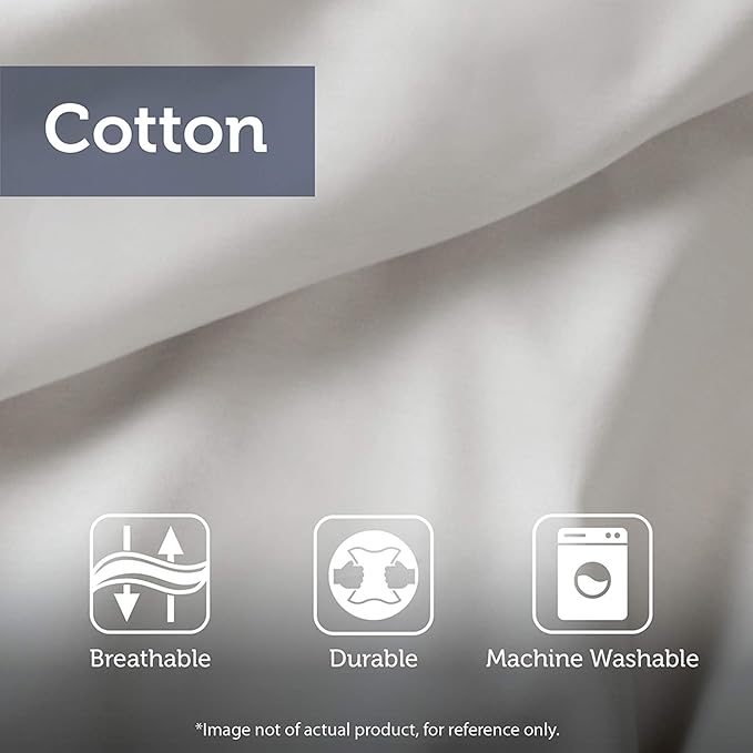 Madison Park Essentials Twin Comforter Set, Bed in a Bag Twin, Watercolor Print Coastal Comforter & Chambray Cotton Sheet Set, All Season Bedding Set, Saben, Taupe Twin (68 in x 86 in) 7 Piece